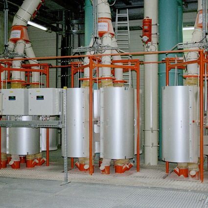 3 Kreuzjoch-Plansichter · 2.400 t/d Bioethanol-Anlage
